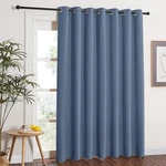 Sliding Glass Door Blackout Curtain - Thermal Insulated Solid Patio Drape New. Price: $39.99.