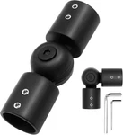 Window Curtain Corner Connector Pcs,listenjiale For 1" Rod, Black New. Price: $14.93.
