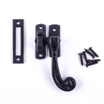 Black Window Sash Door Lock Wrought Iron 4 1/2" Rsf Finish Renovators Supply New. Price: $17.99.