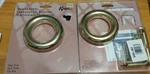 Kirsch Swagholders 2 Sets Pcs 5454.063 Scarf Rings Nos 700179 Brass Finish 4" New. Price: $12.99.