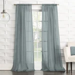 Tayla Crushed Texture Semi-sheer Rod Pocket Curtain Panel, 50" 84", Harbor ... New. Price: $19.33.