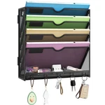 Hanging Wall File Organizer 5-TIER Mount Mail & Desk Paper Org... New. Price: $30.34.