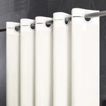 Furlinic No Hook Shower Curtain 72X84" Beige Fabric Hotel Style Easy Install New. Price: $34.74.