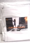 Lumiloom 10096 Blackout Curtains 52" X 108" Panels White Window New. Price: $26.99.