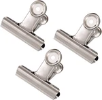 Coideal Silver Metal Hinge Clips - 20 Pack Inch Large Bull Binder Paper New. Price: $18.95.