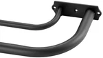 Matte Black Double Curtain Rod 84-120" Wrap Around Room Darkening Adjustable New. Price: $83.86.