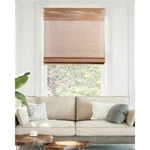 Chicology Cordless Light Filter Natural Woven Bamboo Roman Shade - Brown Acorn New. Price: $49.99.