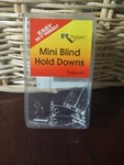 Amazing Drapery Hardware 2 Brackets With Screws 1" Mini Blind Hold Down New. Price: $24.88.