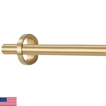 Joodxoe Modern Curtain Rods 1INCH Diameter Decorative Single Window New. Price: $61.50.