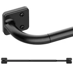 Uiosanrt Curtain Rods For Windows 28 To 48 Inch, 5/8" Diameter Black Warp Aro... New. Price: $14.57.