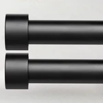 2 Pack Curtain Rods For Windows 48 To 84 INCH4-7FT, 1 Black Adjustable H... New. Price: $43.72.