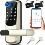 Door With Handle,fingerprint Exterior Locks,smart For Front ... New. Price: $102.59.