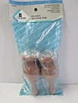 Nos! (2) Graber Decorative Wood Pole Ends, No. 3-541-25 Oak Finish New. Price: $7.99.