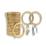 Blasthome Luxury Curtain Rings Premium Metal With Quiet, Smooth Ny New. Price: $54.09.
