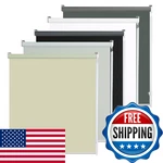 Allbright Cordless Blackout Roller Shades Wand Control Window Blinds Thermal New. Price: $66.08.