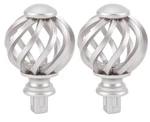Gorgecraft 2PCS Round Curtain Rod Finials Drapery Pole Ball End 3/4 Inch New. Price: $13.08.