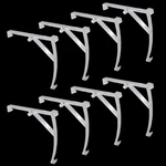 8PCS Clear Plastic Valance Clips 3.5" Hidden Retainer Holder For Vertical Blinds New. Price: $14.93.