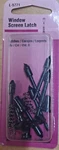 Prime-line Window Screen Plunger Latches, Fit 3/4", 3/8", 7/16" Frame, L-5771 New. Price: $7.95.