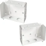 Cutelec 2PCS Box Mounting Bracket For Low Profile 2-1/2X1-3/4INCH, White New. Price: $10.28.