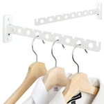 Alise Clothes Drying Rack Wall Mounted Coat White,foldable Hangers Rac... New. Price: $42.39.