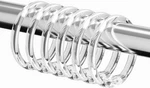 12 Pcs Clear Plastic Shower Curtain Rings, Easy Snap Closure New. Price: $8.83.