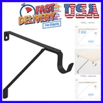 NUK3Y Heavy Duty Adjustable Shelf Rod Support Bracket Black New. Price: $27.99.