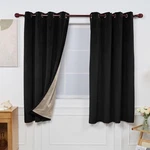 Inlinas Velvet Blackout Curtain - Luxurious Softness With Light Control, New. Price: $42.29.