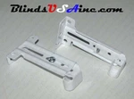 (pair) Kirsch Oval Rod End Brackets Wall Mount Part # 9102025 Series 9000 New. Price: $5.97.