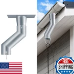 Tfro & Cile Rain Chain Gutter Adapter Silver For Downspout New. Price: $32.38.