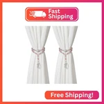 Suq Ome 1 Pair Of Luxury Crystal Beaded Magnetic Curtain Tieback And Holdback New. Price: $23.80.