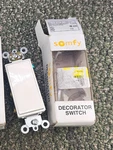 Somfy 5685-2W Decorator Switch, Quiet Single Pole Grounding White Open. Price: $27.00.
