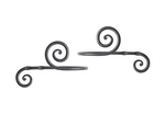 Decorative Curtain Holdbacks Set Of 2 Wrought Iron Window Drapery Tiebacks New. Price: $29.98.