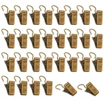 Gukbiay Pack Of 80 Antique Brass Small Heavy-duty Hook Set Curtain Clips... New. Price: $16.96.