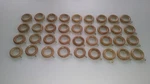 Vintage Kirsch Curtain Rod 36 Eyelet Wood Rings. With 7/8" Pole. Used. Price: $21.99.