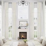Mstexa Natural Linen Curtains For High Ceiling Living Room Custom Drapes New. Price: $126.73.