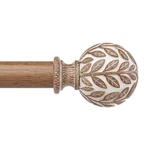 Wood Curtain Rod, 1 Inch Boho Decorative Adjustable Heavy Duty Rods F... New. Price: $83.89.