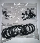 802.240.96 Ikea Syrlig Curtain Ring W/clip & Hook Hardware Black 1/2 New. Price: $7.95.