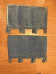 Woolrich Blue Jean Denim Western (2) Tab Top Short Curtains Panels Drapery 53X15 Used. Price: $35.99.