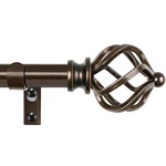 Kamanina Curtain Rods For Windows To Inch, 3/4 66-120", Bronze New. Price: $46.90.
