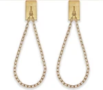 Blasthome Luxury Chain Tieback Premium Metal Wall Mounted Curtain Holdbacks 30" Open. Price: $22.50.