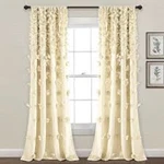 Single Curtain Lush Cor Riley Light Filtering Window Panel New. Price: $29.95.