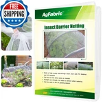 Agfabric Garden Netting 8X30 Insect Pest Barrier Bird For New. Price: $46.88.