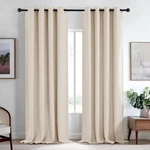 Deconovo Total Blackout Curtains Faux Linen Room Darkening Thermal Insulated ... New. Price: $67.81.