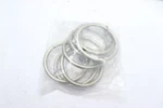 (7-PK) Urbanest Curtain Rings Metal With Eyelets Pewter 2" Diameter 1201552 Open. Price: $6.60.
