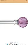 Kenney Rachel Standard Decorative Window Curtain Rod, 28 To 48-INCH, Purple New. Price: $29.92.