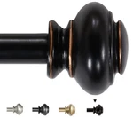 H.versailtex Single Curtain Rods For Windows 28 To 48 Inches Adjustabl... New. Price: $37.50.