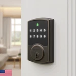 Brinks Keyless Entry Electronic Touchpad Door Lock - Backlit Keypad Deadbolt New. Price: $124.64.