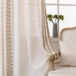 Cream Boho Curtains 95 Inches Long 2 Panels For Living Bedroom Grommet N... New. Price: $64.61.