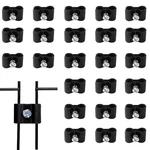 Black Gridwall Joining Clips Wire Panel Connector With Screws M... New. Price: $34.32.