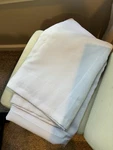 Deconovo Thermal Insulated Blackout Curtains 2 Panels Of 38 X 84 Grayish White Used. Price: $7.99.